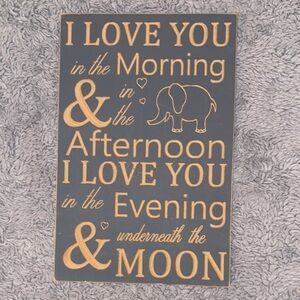 Wooden Nursery Wall Art